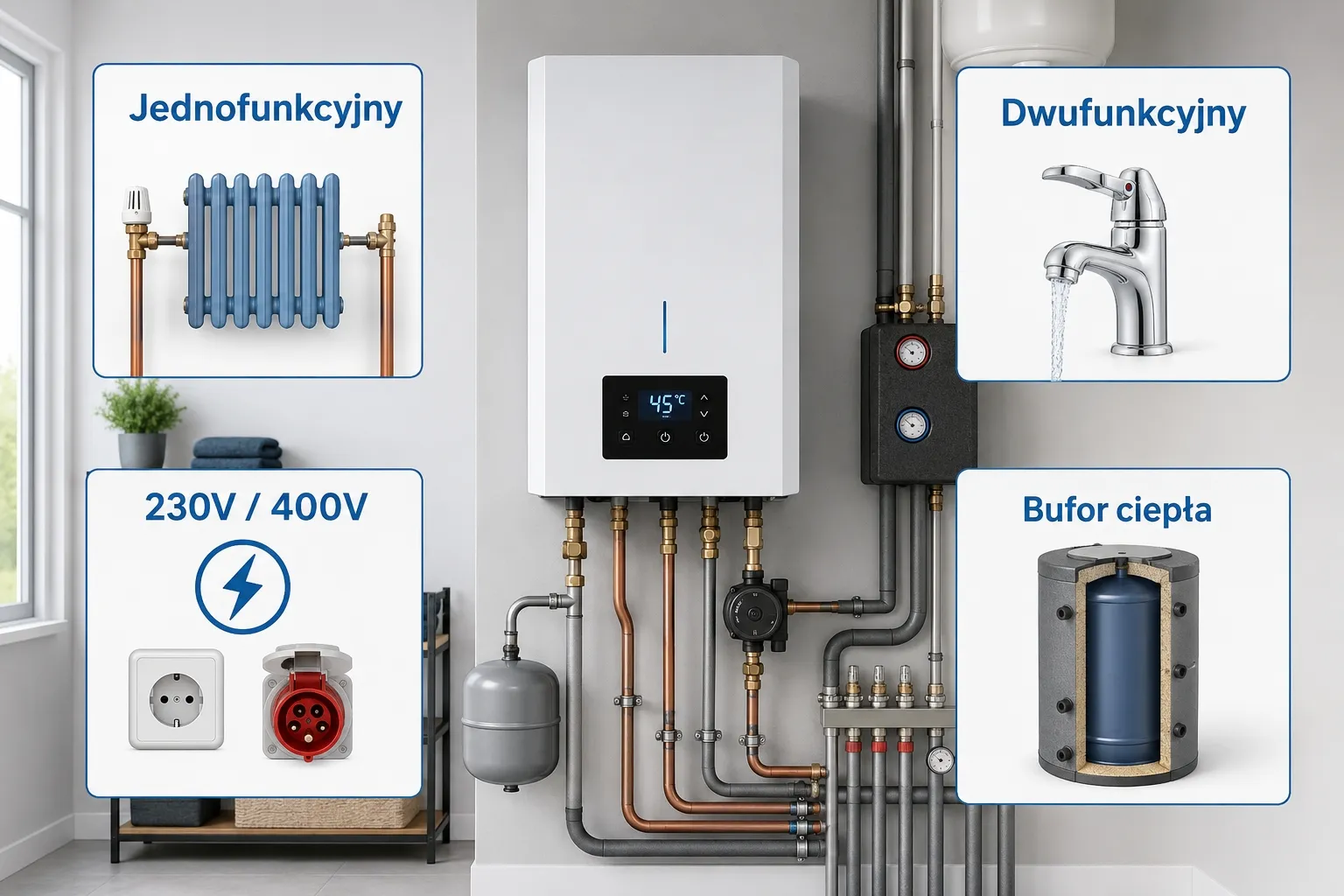 Rodzaje kotłów elektrycznych